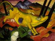 Franz Marc The Yellow Cow oil